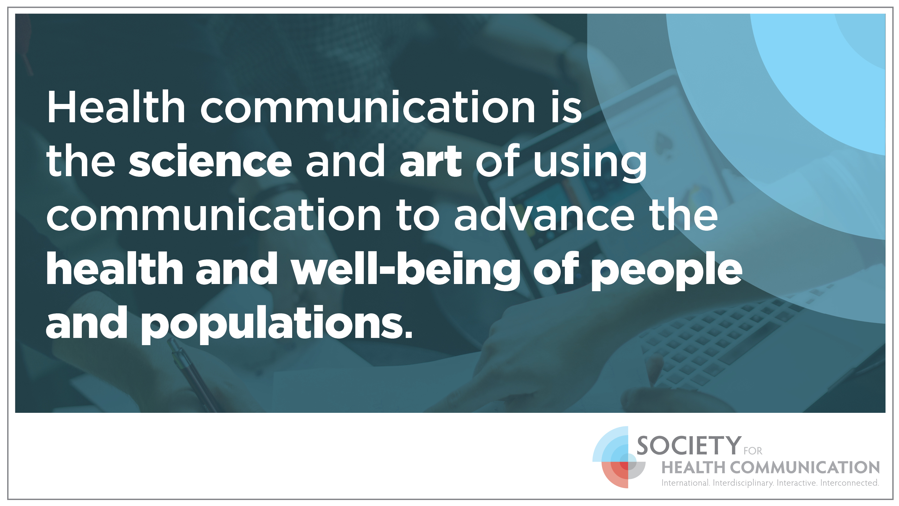 Health Communication Definition